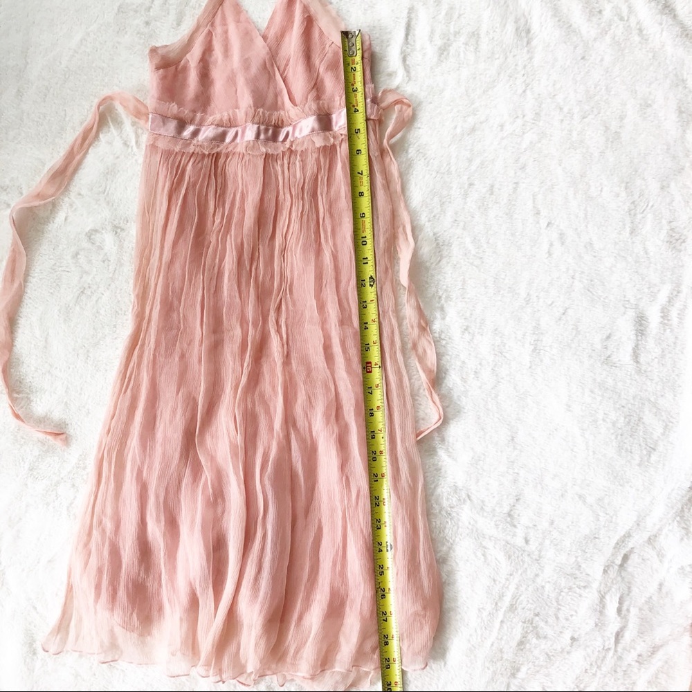 Pastel silk halter dress - Picture 8 of 14